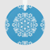Bluebird Mandala Ornament (Rückseite)
