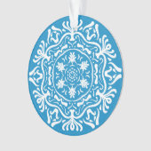 Bluebird Mandala Ornament (Vorderseite)