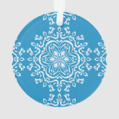 Bluebird Mandala Ornament (Rückseite)