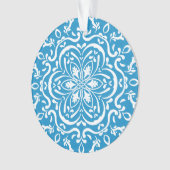 Bluebird Mandala Ornament (Vorderseite)