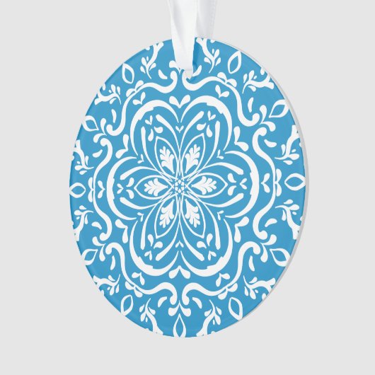 Bluebird Mandala Ornament (Vorderseite)