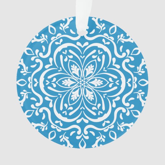Bluebird Mandala Ornament (Vorderseite)