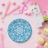 Bluebird Mandala Pappteller (Party)