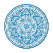 Bluebird Mandala Schneidebrett (Vorderseite)