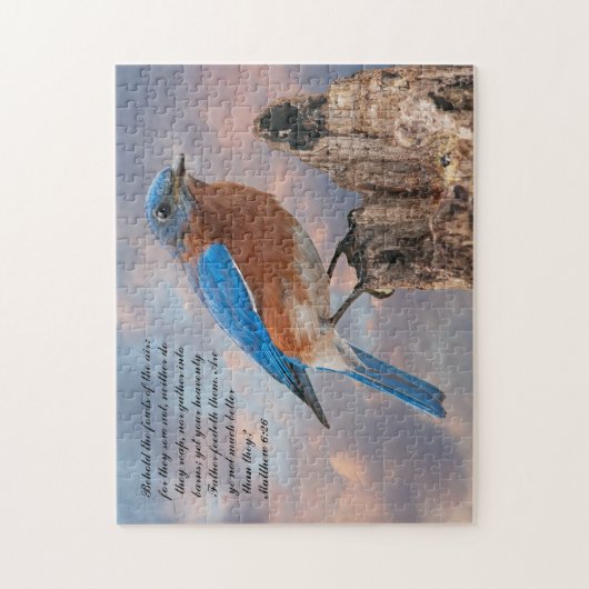 BLUEBIRD - Matthew 6:26 Puzzle (Vertikal)