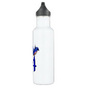Bluebird Monogram Initial A Edelstahlflasche (Rechts)