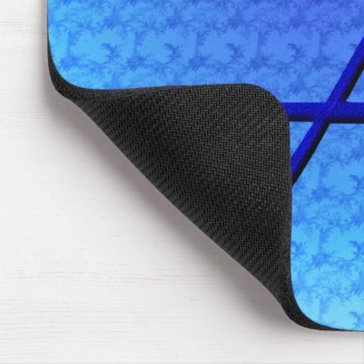 Bluebird Monogram Initial A Mousepad (Ecke)
