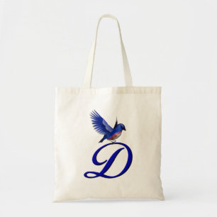 Bluebird Monogram Initial D Tragetasche