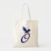 Bluebird Monogram Initial O Tragetasche (Vorne)