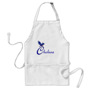 Bluebird Monogramm C Dein Name Schürze