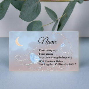 Bluebird & Moon Business Card Visitenkarte