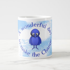 Bluebird-Motivation Jumbo-Tasse