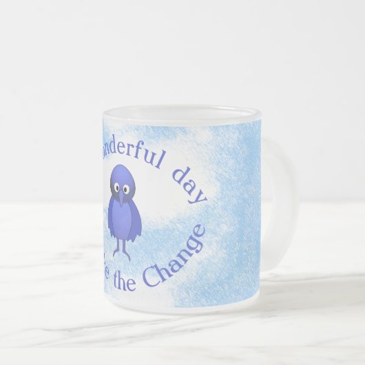 Bluebird-Motivation Mattglastasse (VorderseiteRechts)