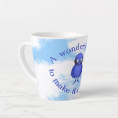 Bluebird-Motivation Milchtasse (Linke Ecke)