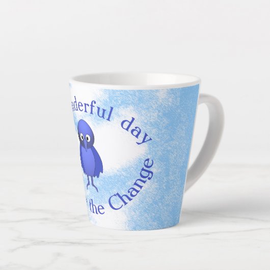Bluebird-Motivation Milchtasse (Rechte Ecke)
