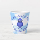 Bluebird-Motivation Milchtasse (Vorderseite)