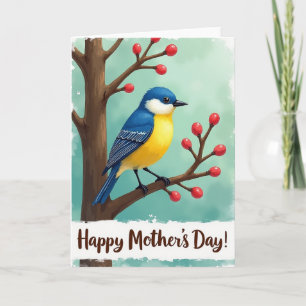Bluebird Mutters Tag Szene Karte