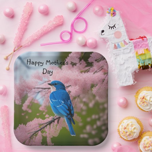 Bluebird-Muttertag Pappteller (Party)
