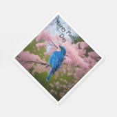 Bluebird-Muttertag Serviette (Ecke)