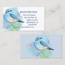 Bluebird Nail Salon oder Custom Business Card Visitenkarte