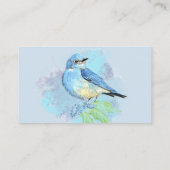 Bluebird Nail Salon oder Custom Business Card Visitenkarte (Rückseite)