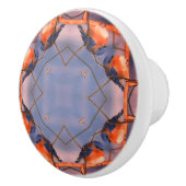 Bluebird Nature Abstrakt Art Keramikknauf (Rechts)