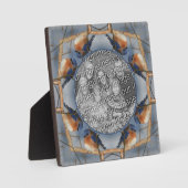 Bluebird Nature Abstrakt Fügen Sie Ihr eigenes Fot Fotoplatte (Vorderseite)