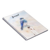 Bluebird Nature Art Personalisiertes Tagebuch (Rechte Seite)