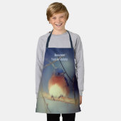 Bluebird Nature Wildlife Personalisiert Schürze (Getragen)