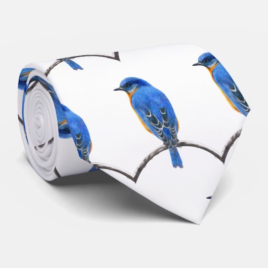 Bluebird Neck Tie Krawatte (Gerollt)