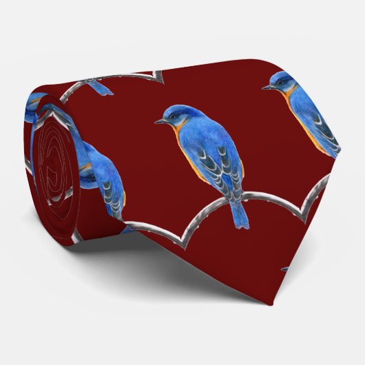 Bluebird Neck Tie Krawatte (Gerollt)