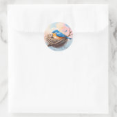 Bluebird Nest Envelope Seal |Soft Pastel Stickers (Tasche)