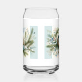 Bluebird Nest mit Ornamenten im Winter Pines Dosenglas (Rechts)