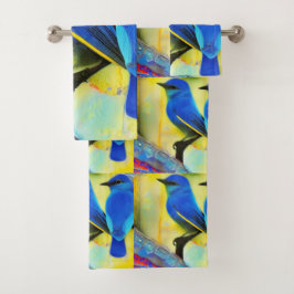 Bluebird of Happiness Bad Handtuch Set