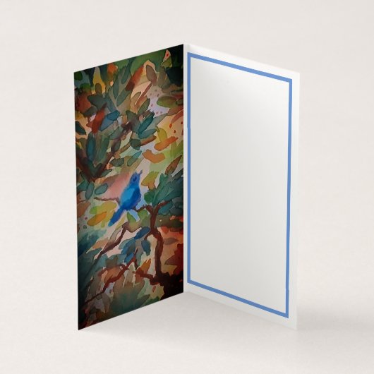 Bluebird of Happiness Card (Innenseite)