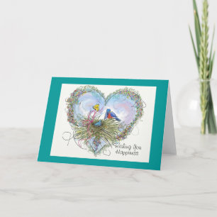 Bluebird of Happiness Card - Customized Karte