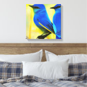 Bluebird of Happiness Leinwand Art (Insitu (Schlafzimmer))