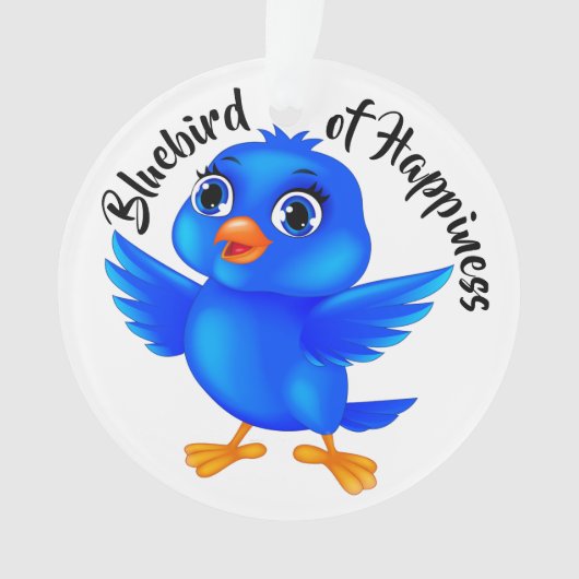 Bluebird of Happiness Ornament (Vorderseite)