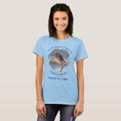 Bluebird Of Happiness Personalized Inspirational T-Shirt (Vorne ganz)