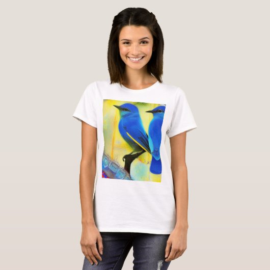 Bluebird of Happiness T - Shirt (Vorne ganz)