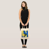 Bluebird of Happiness Tote Bag Tragetasche (Vorderseite (Model))
