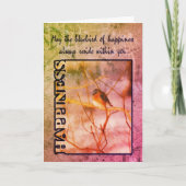 Bluebird of Happy Inspiration Card Karte (Vorderseite)