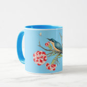 Bluebird on carnations tasse (Vorderseite Links)
