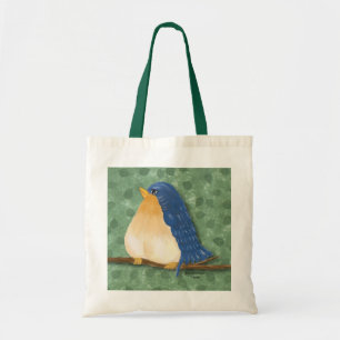 Bluebird Painting Tote Bag Tragetasche