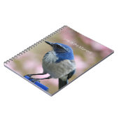 Bluebird Pink Floral (my photography) Notizblock (Linke Seite)