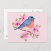 Bluebird Postcard Postkarte (Vorne/Hinten)