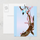 Bluebird - Postcard Postkarte (Vorne/Hinten)