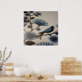 BLUEBIRD POSTER (Küche)