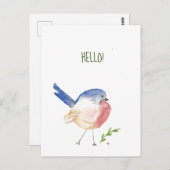 Bluebird-Postkarte Postkarte (Vorne/Hinten)