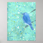Bluebird-Print Poster (Vorne)